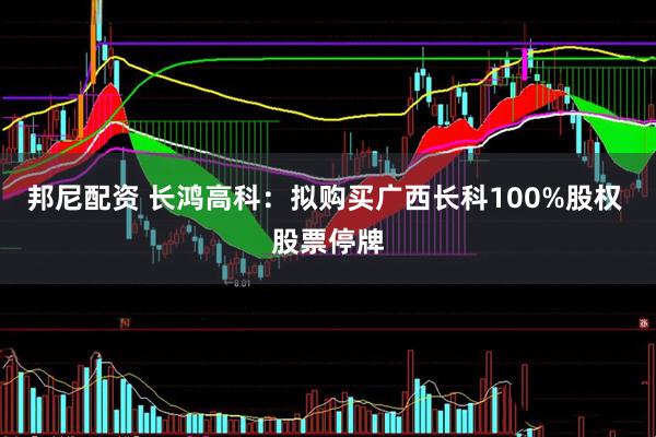 邦尼配资 长鸿高科：拟购买广西长科100%股权 股票停牌