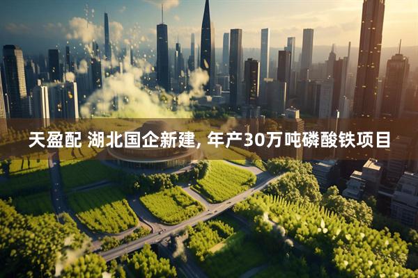 天盈配 湖北国企新建, 年产30万吨磷酸铁项目